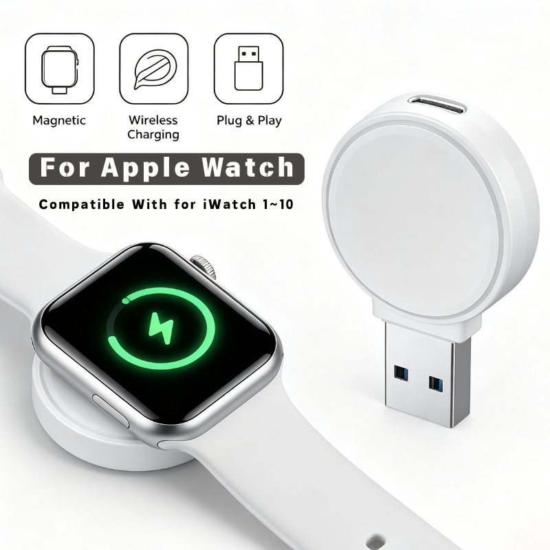 Smart Watch - Magnetic Wireless Charging For Apple Watch