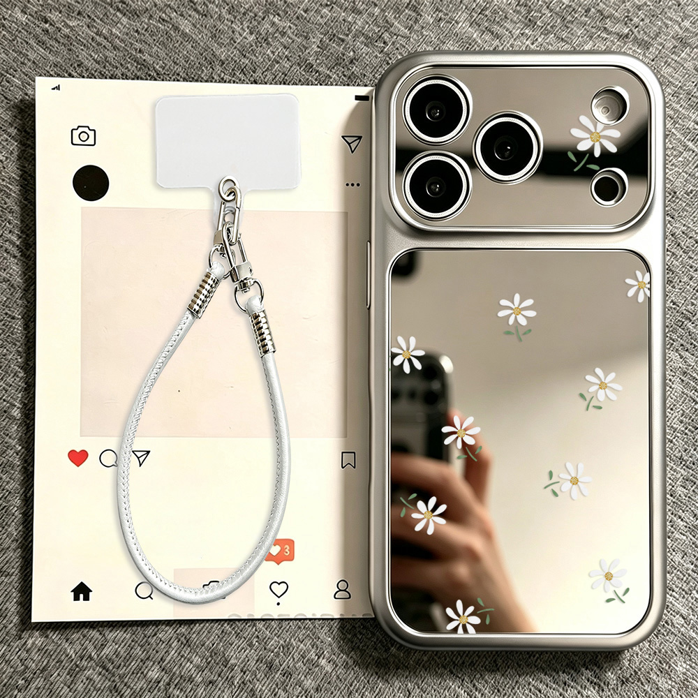 Usb Charger - Green Grass Make Up Mirror Phone