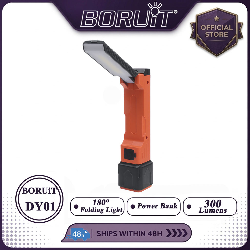 Power Bank - BORUiT 300LM LED Work Light Zoom
