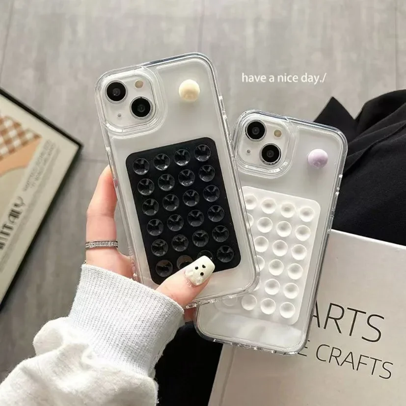 Phone Holder - Square Silicone Suction Cup Phone Stand