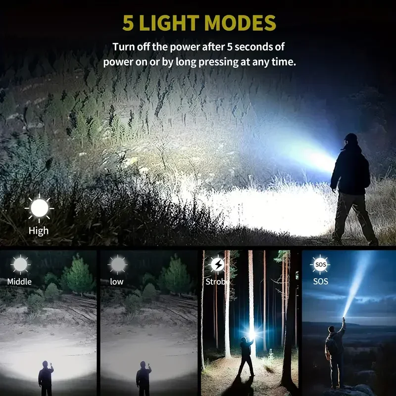 Bright Zoomable Flashlight w/  - Power Bank 评论和价格