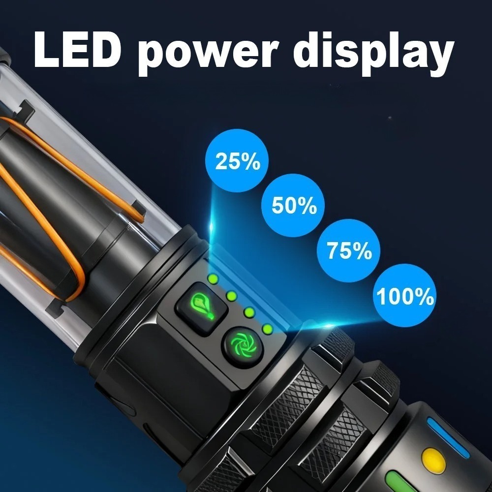 Powerful Ultra Bright LED Flas - Power Bank 评论和价格