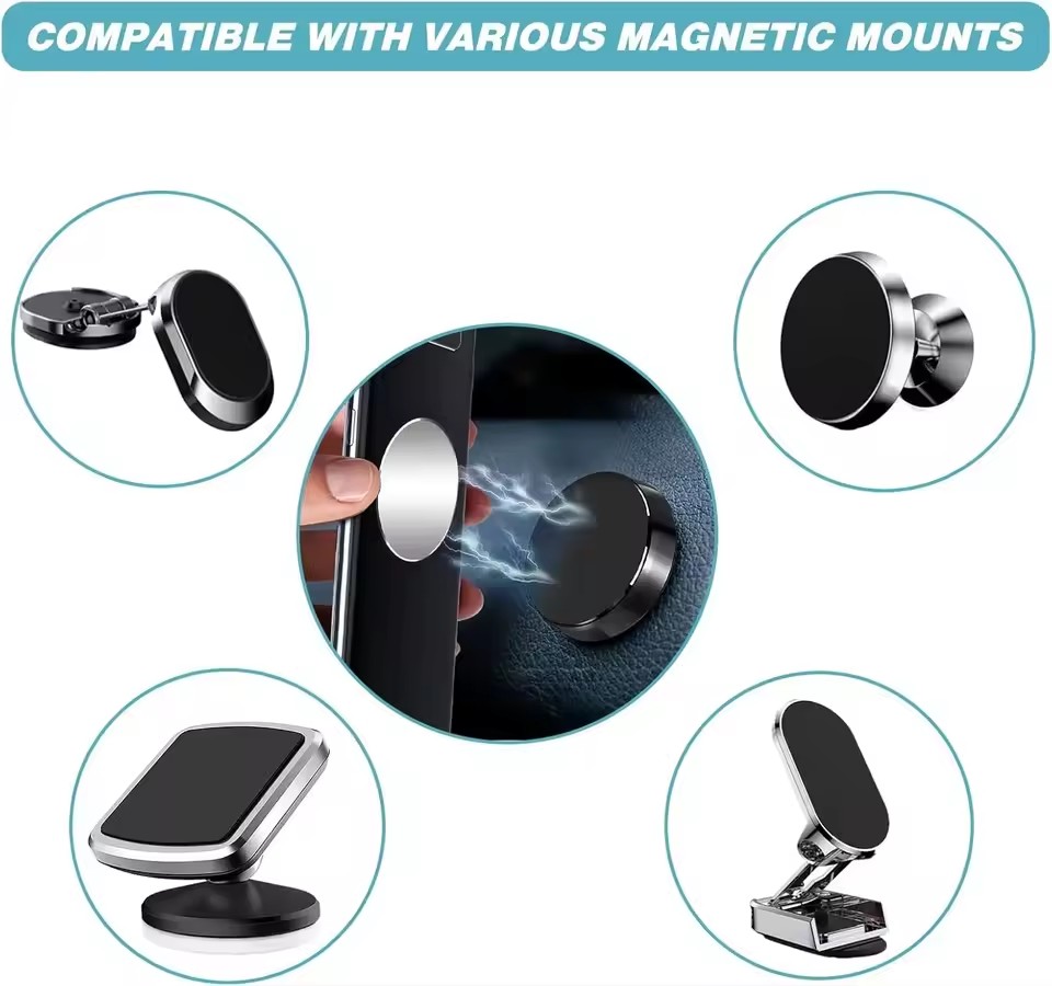 1/50Pcs Magnetic Metal Plate F - Phone Holder 评论和价格