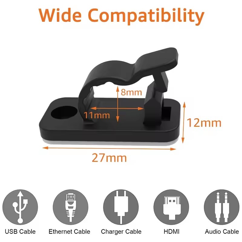 Self Adhesive Cable Clips Cord - Cable Organizer 评论和价格
