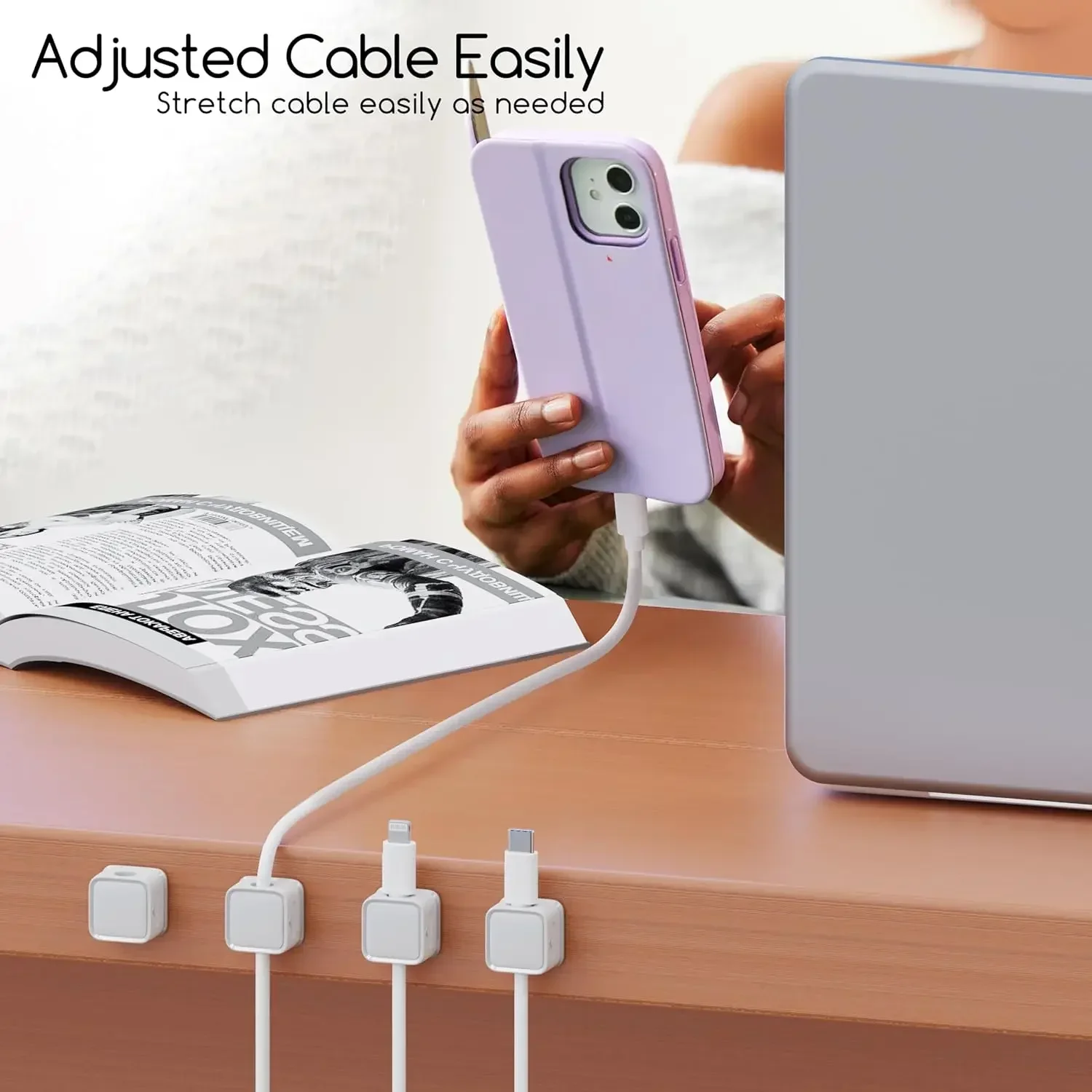 Mini Cable Organizer Holder Ma - Cable Organizer 评论和价格