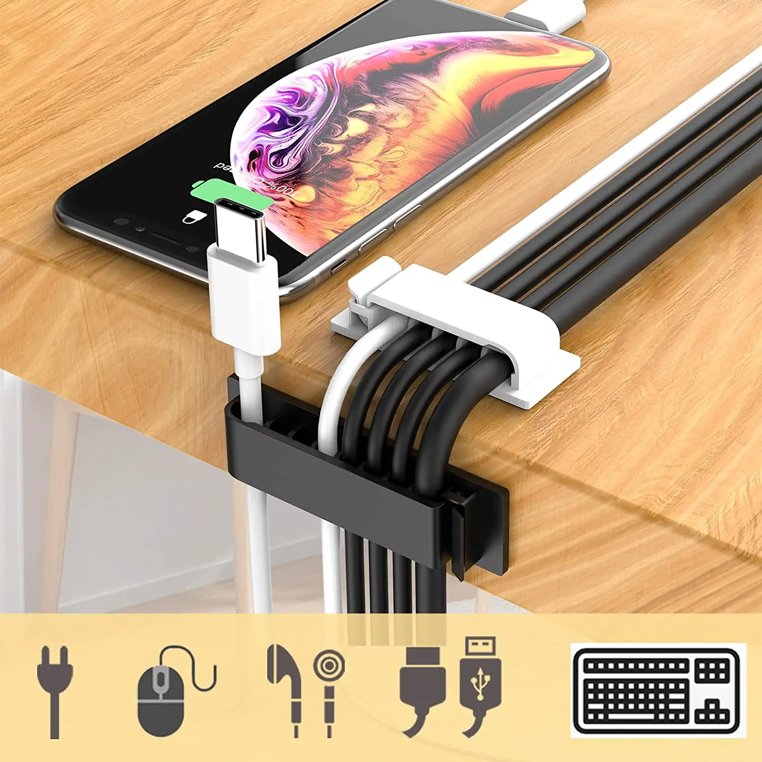 Cable Organizer Cord Managemen - Cable Organizer 评论和价格