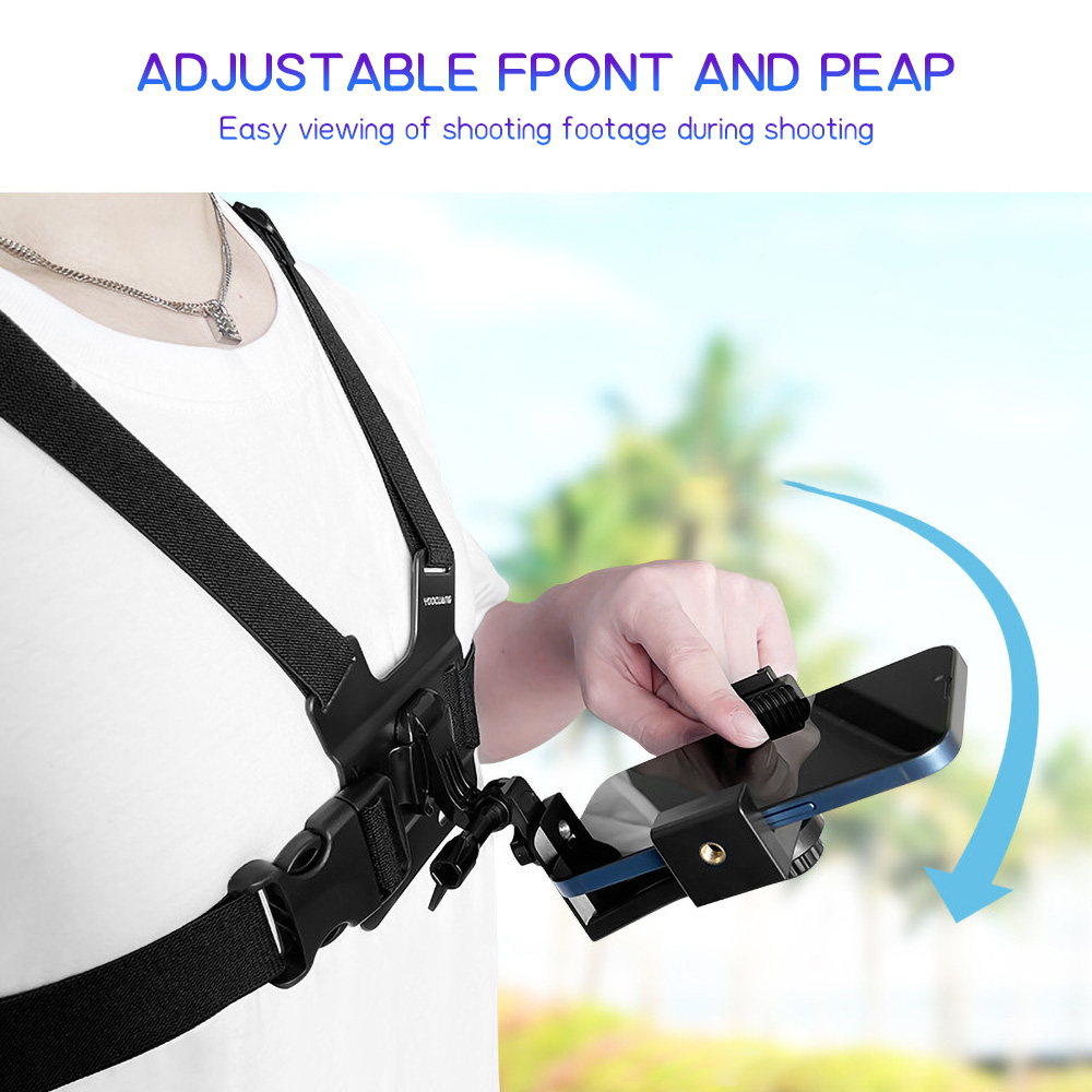 Chest Mount Phone Strap Holder - Cable Organizer 评论和价格